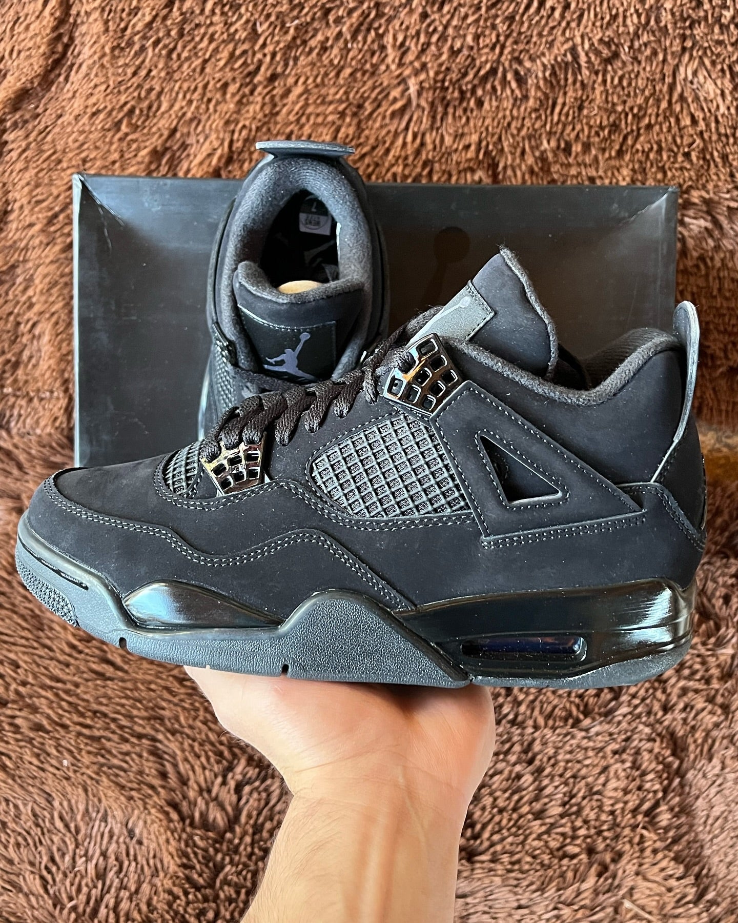 NIKE AIR JORDAN RETRO 4 ' black cat'