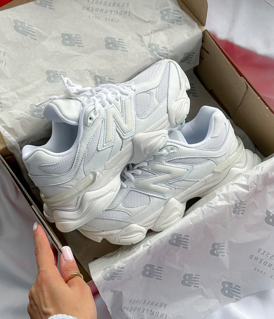 New Balance 9060 triple white