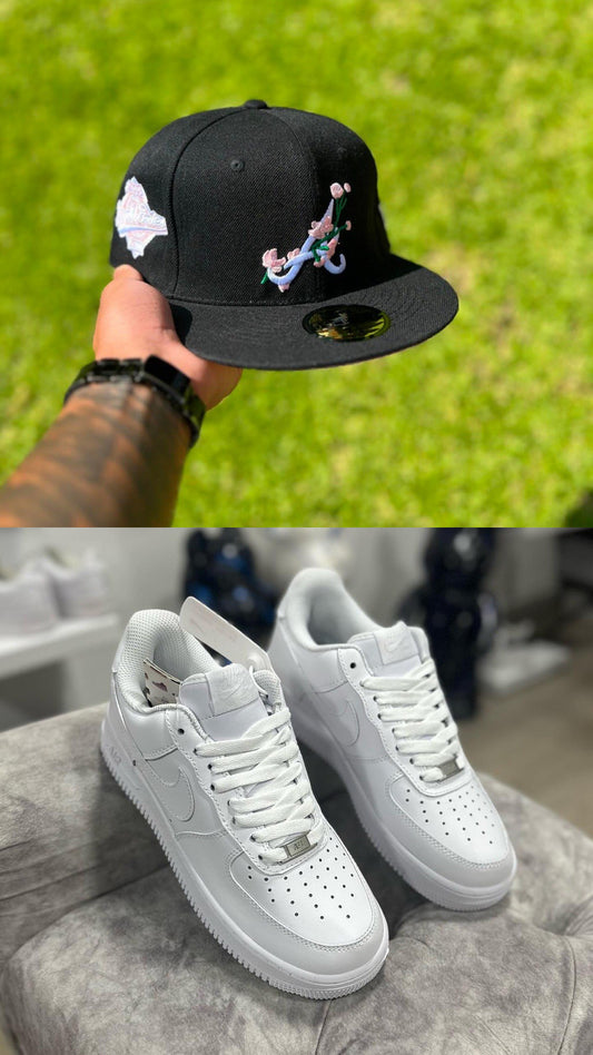 Fitted Cap + Airforce 1 ( combo )