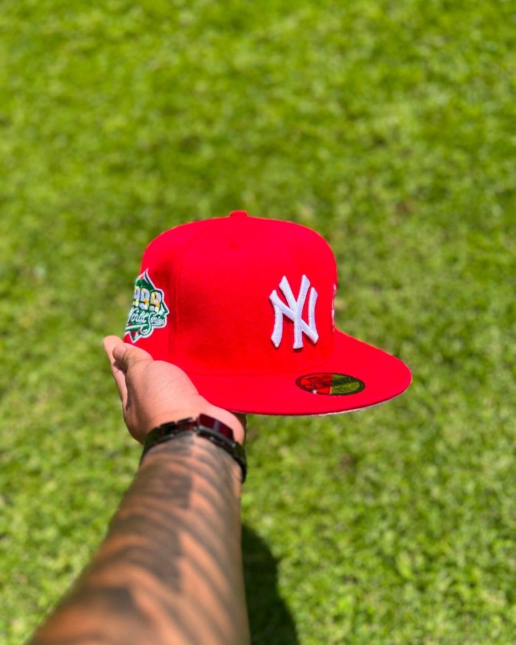New Era NY Yankees 59Fifty fitted cap - red