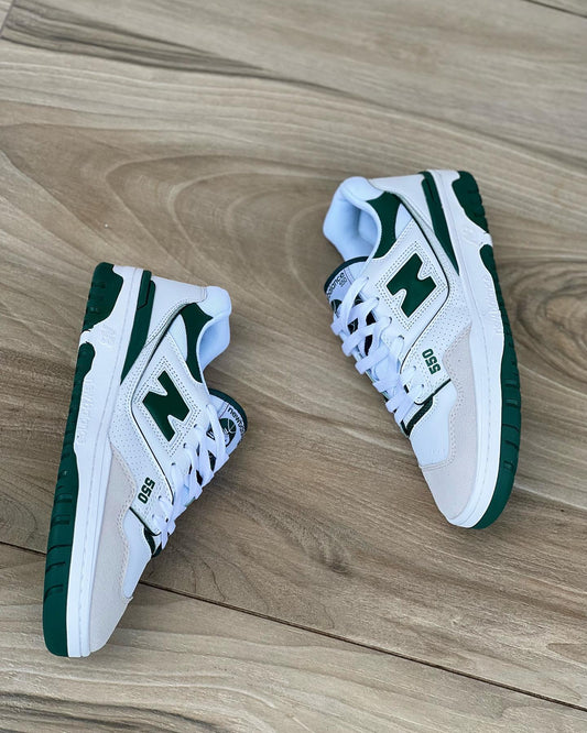 New Balance 550 white green